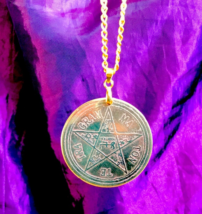 Pentagram of Solomon  (Polished Brass Finish)